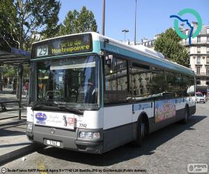 Puzzle Αστικά λεωφορεία του Παρισιού